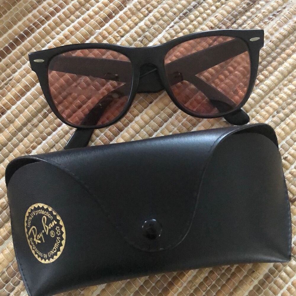 Vintage Ray Ban Wayfarer With case (prescription)